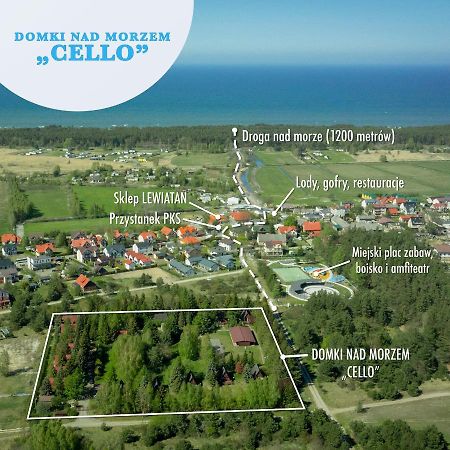 Domki Nad Morzem Cello Острово Экстерьер фото